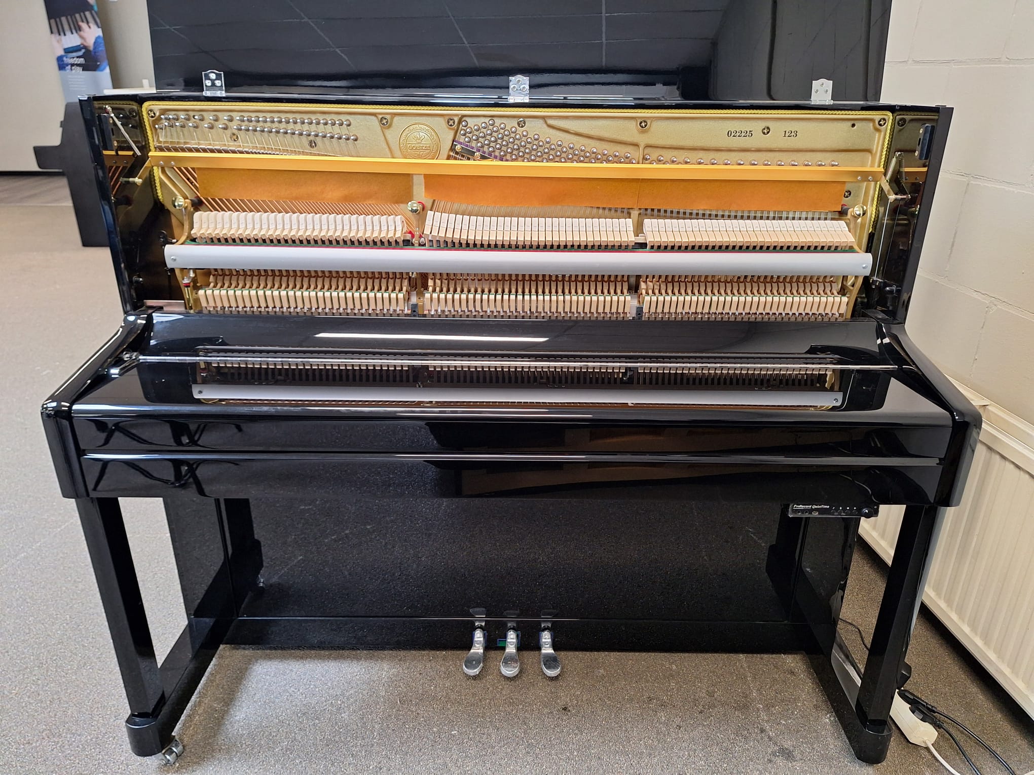 Carl Goetze piano met silent systeem - Afbeelding 6