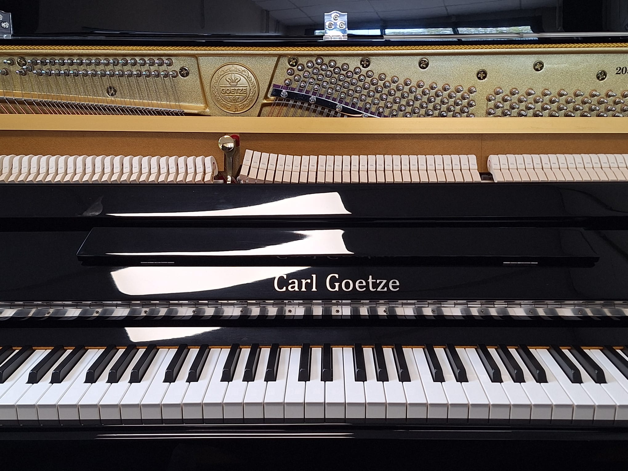 Carl Goetze UP 115 piano - Afbeelding 2